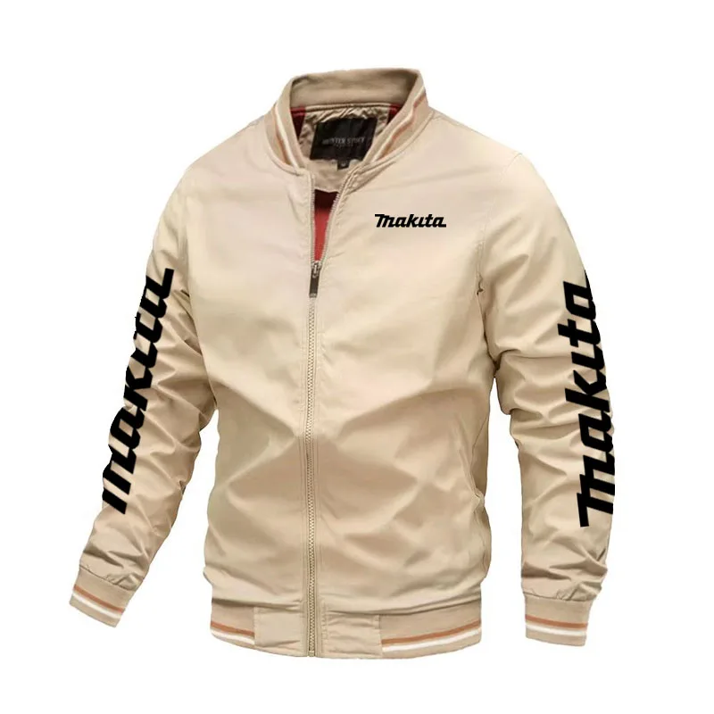 

2023 Men's jacket print Windproof waterproof motorcycle jacket for men High quality jacket Makita Trend Street High quality coat