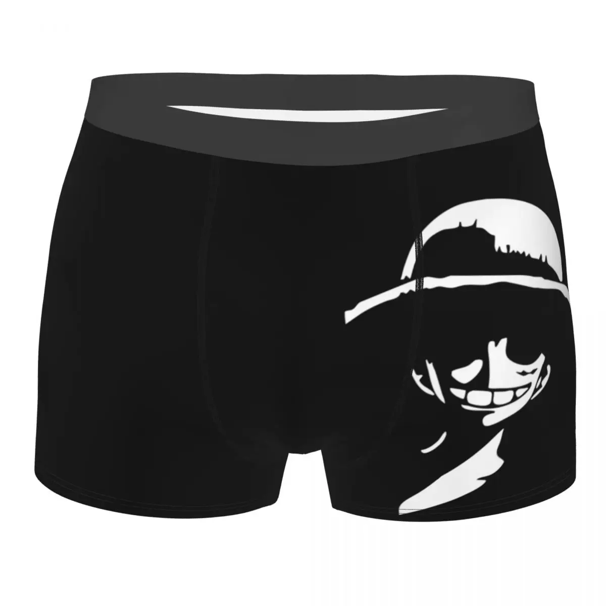 

One Piece Luffy Anime Men Underwear Boxer Shorts Panties Funny Soft Underpants for Homme S-XXL