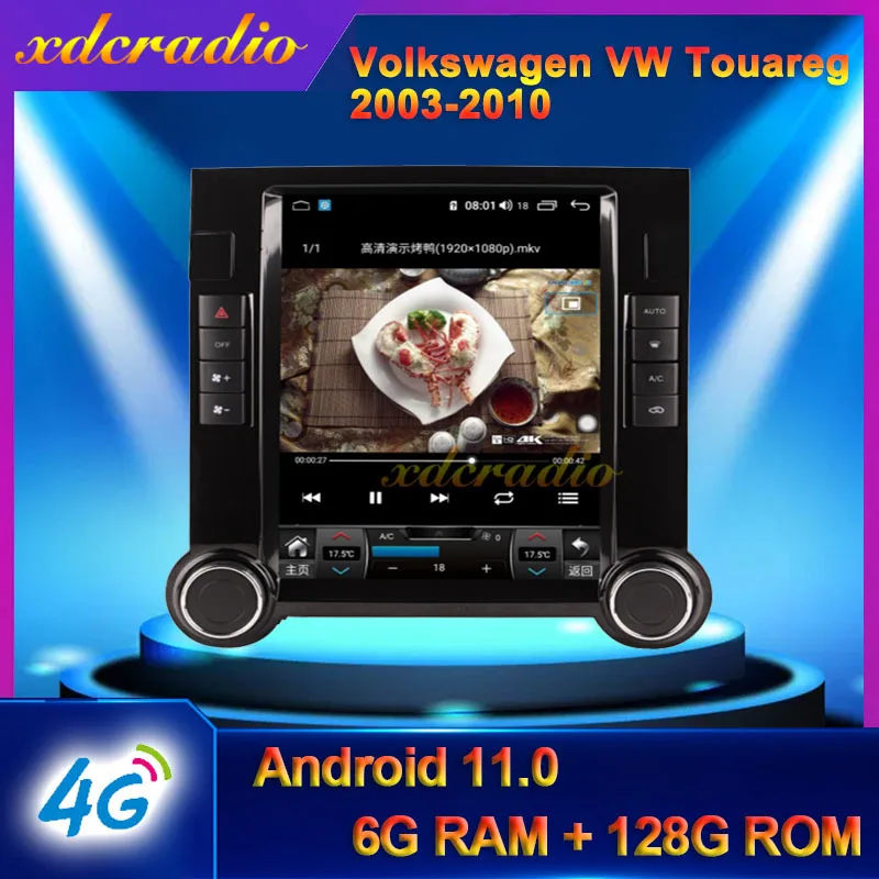 Автомагнитола Xdcradio мультимедийный плеер на Android 11 с GPS для Volkswagen Touareg типоразмер 2