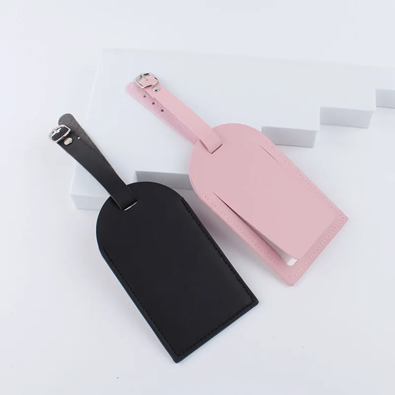 

Portable Travel Accessories Name ID Address Tags Pu Leather Suitcase Luggage Tag Fashon Label Bag Pendant Handbag