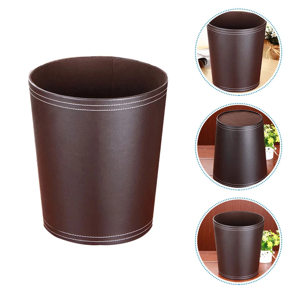 

Trash Can Bin Basket Waste Garbage Kitchencontainers Round Cans Rubbish Bathroom Bucket Home Storagesink Rustic Depot Flowerpot