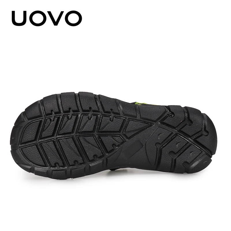 UOVO Новинка 2024 Детская летняя модная обувь дышащая для маленьких детей пляжные