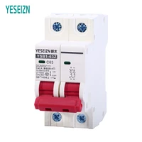 2p mini circuit breaker 500v 10a 16a 20a 25a 32a 40a 50a 63a dc mcb for pv system