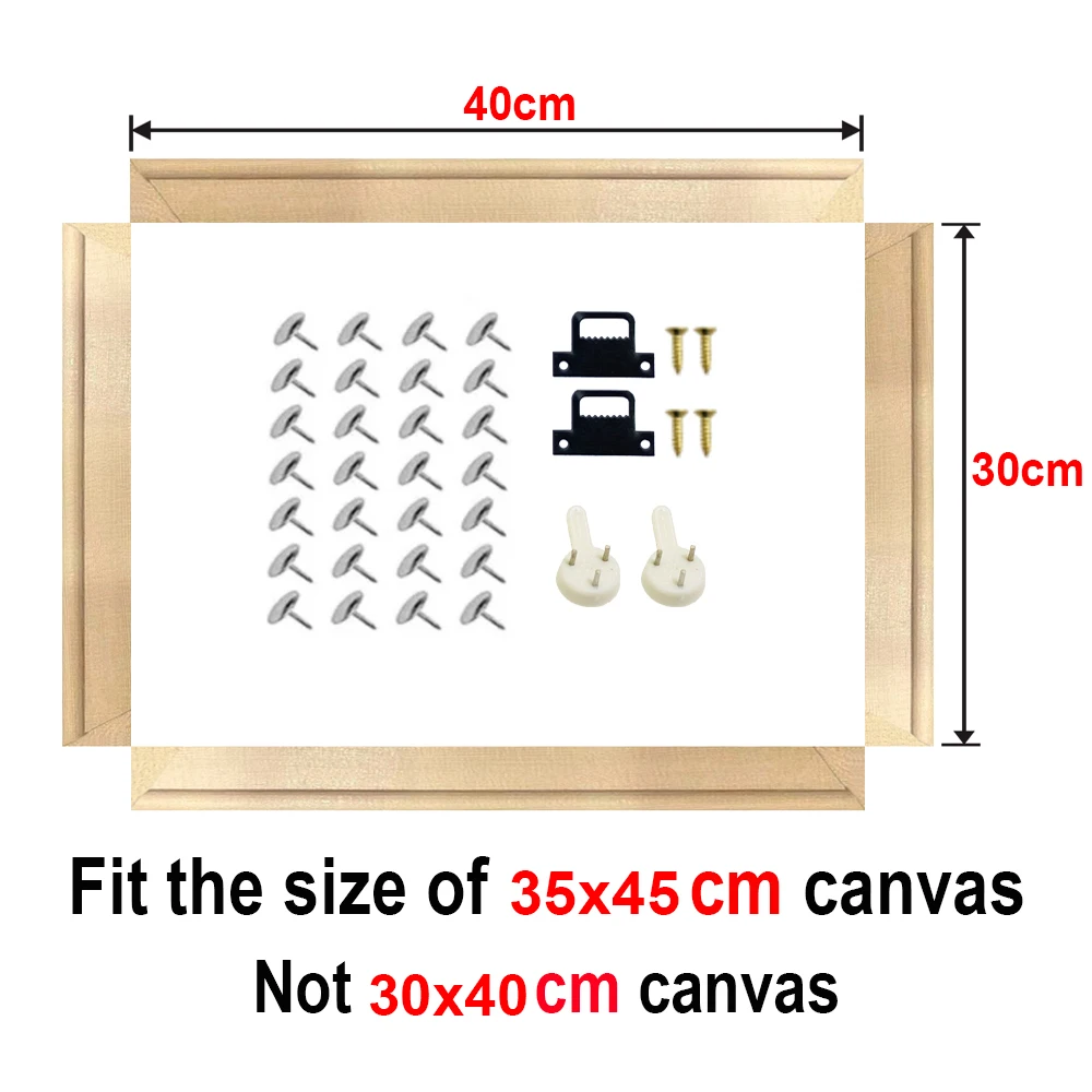 

Деревянная рамка для холста 30x40 см Little PP