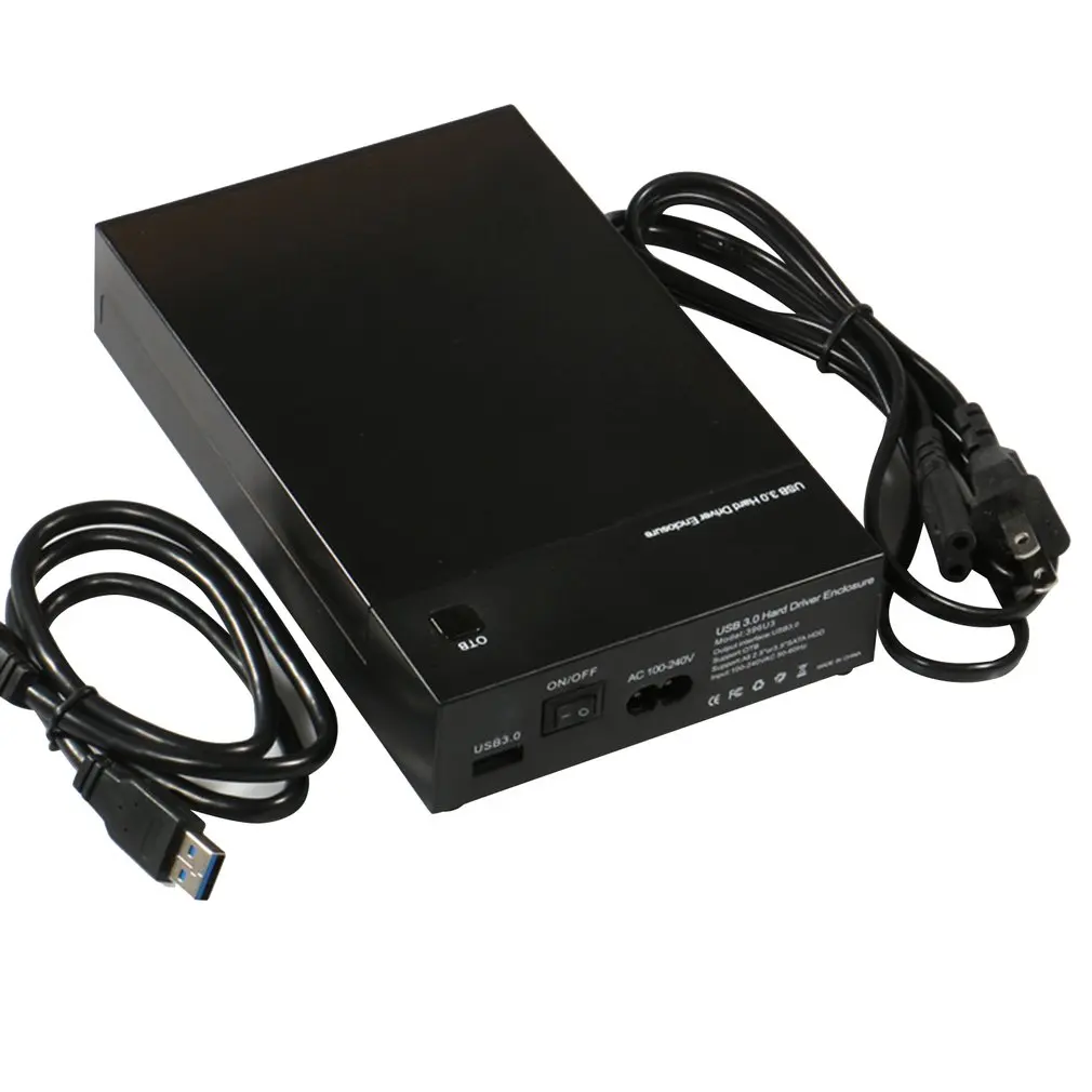 

Чехол для 3,5 дюймового жесткого диска USB 3,0 к SATA III hd 3.5 чехол внешний жесткий диск Корпус для USB жесткого диска 10 ТБ 2,5 HDD чехол 3,5