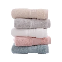 3474cm 100 pure cotton face towel set super soft absorbent bath towel camping gym portable washcloth for home hotel bathroom