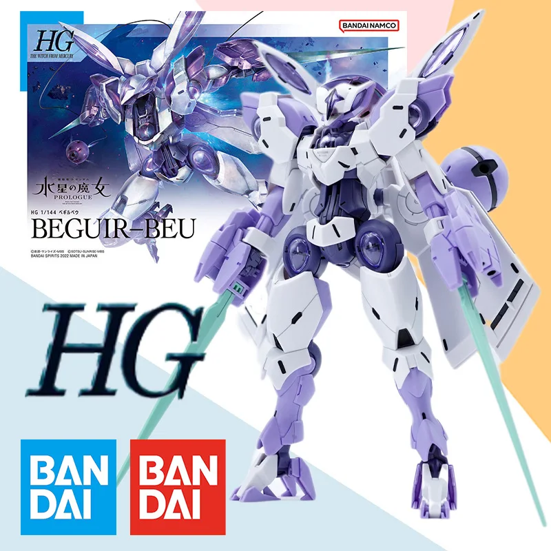 

Оригинальный мобильный костюм Bandai HG 1/144, искусственная ведьма от Mercury Aninm, фигурка в сборе, Игрушечная модель, подарки