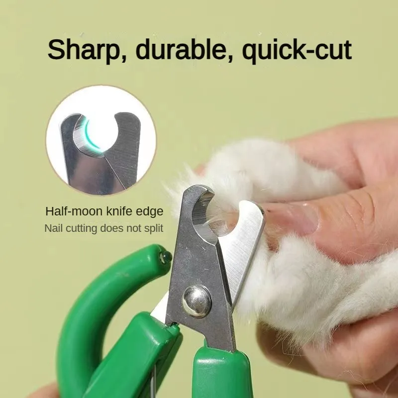 

Cactus Stainless Steel Sharp Pet Nail Clip Lamp Illuminates Blood Line Ultraviolet Lamp Cat nail clipper For novices