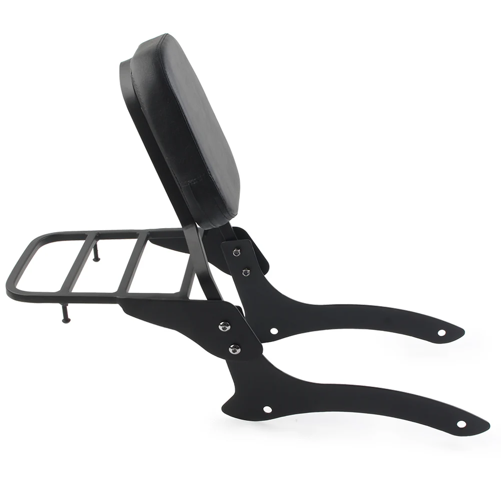 Мотоциклетная пассажирская спинка Sissy Bar с багажником для Yamaha Vstar 1100 Classic 2000-2011
