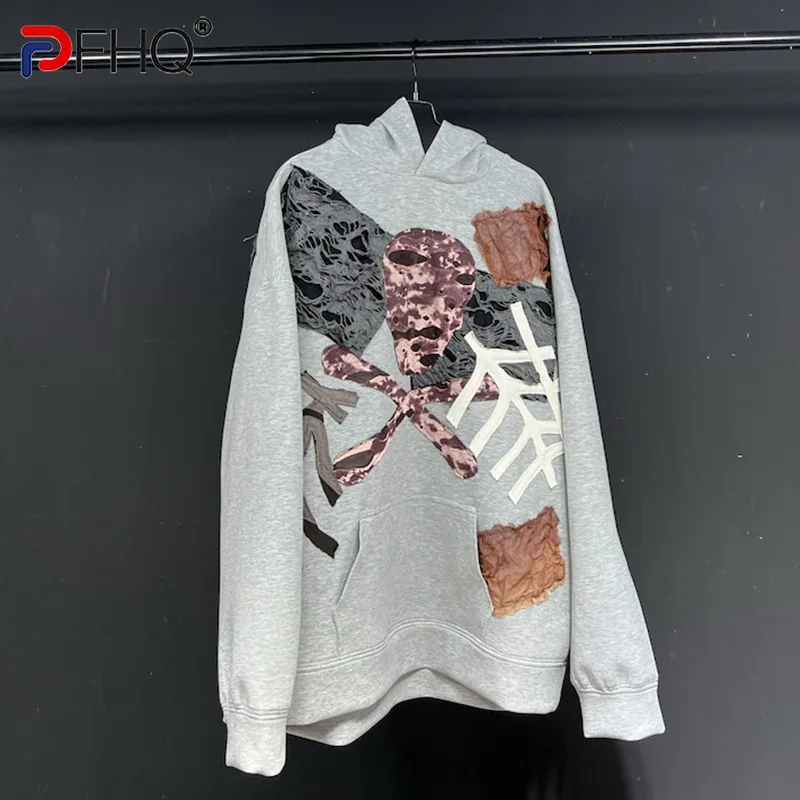 

PFHQ оригинальный Дизайнерский Модный высококачественный свитер толстовки весенний Стильный мужской пуловер Топы Одежда для бега 2023 Беспла...