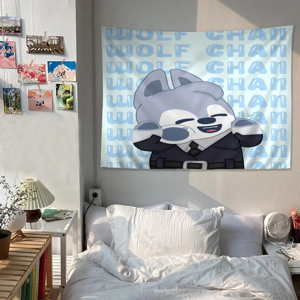 Kpop бродячие дети S-skzoo DIY настенный гобелен подвесной Таро хиппи настенные коврики