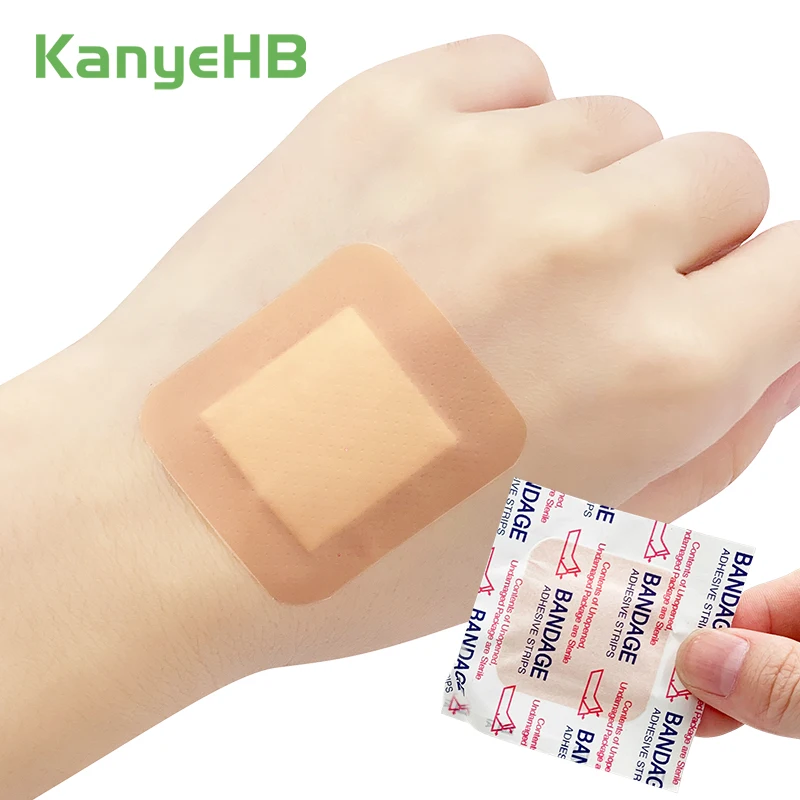 

100Pcs First Aid Band-Aids Waterproof Wound Dressing Medical Sterile Tape Swimming Bath Anti-Bacteria Wound Care Protect A1584