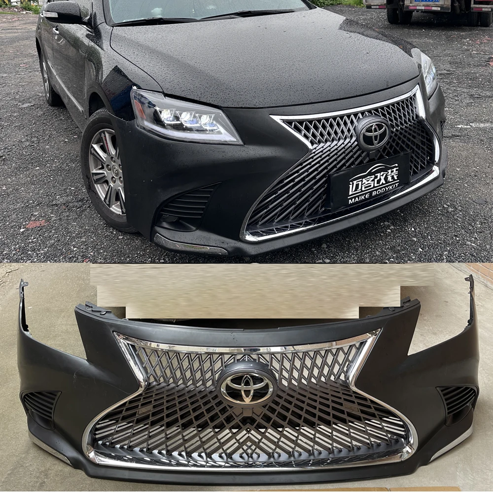 

For TOYOTA Camry Front Bumper Body Kit 2005-2023 Upgrade LEXUS LS Front Grille Bumper New 2018-2023 Camry Khann Body Kit Bumper