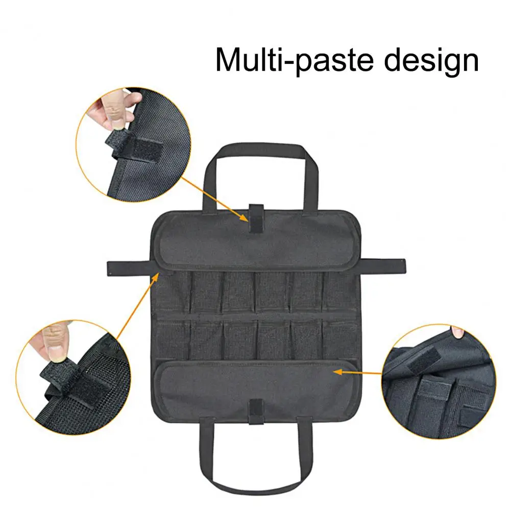 

Fishing Line Storage Bag Versatile Portable with 24 Pockets Saltwater Resistant Fishing Bag Outdoor Fishing