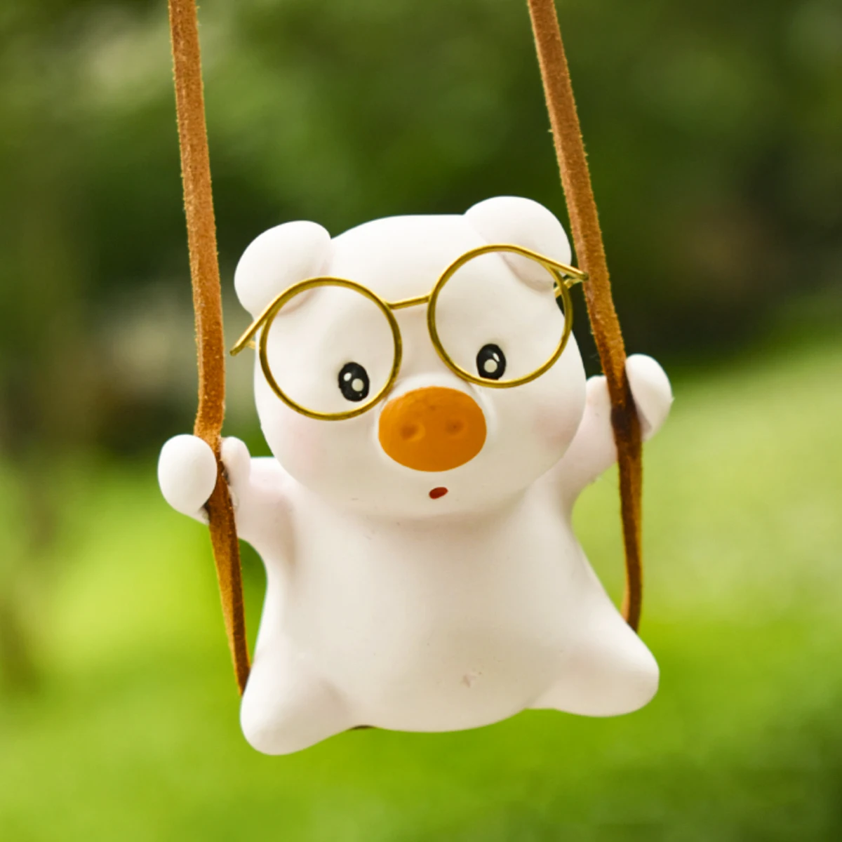 Очаровательная девушка свинья авто подушка безопасности декоративный гипсовый