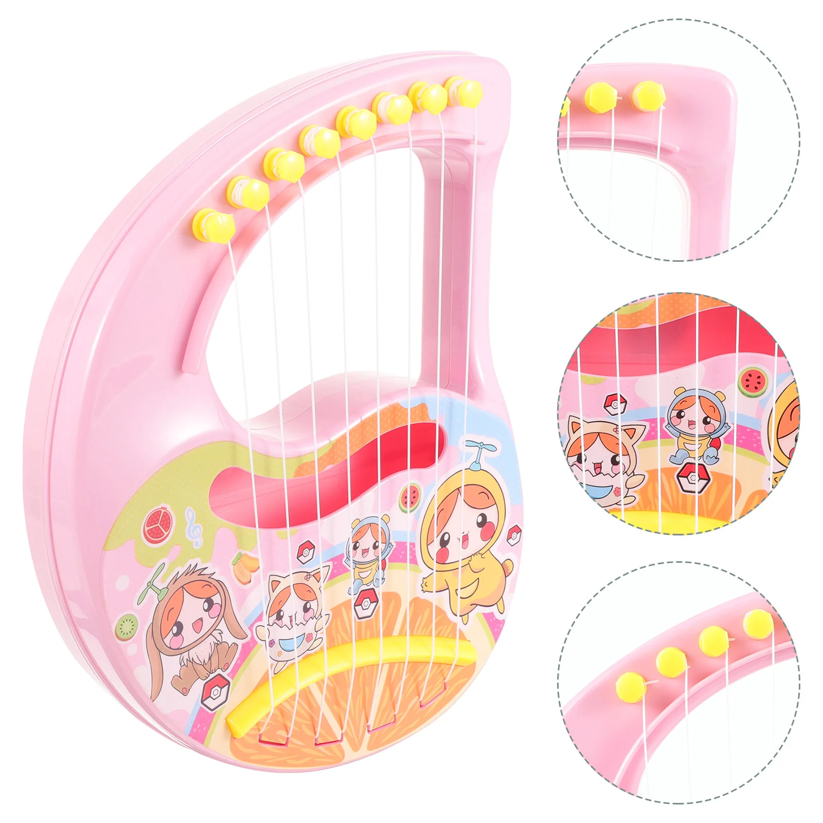 

Simulated Harp Musical Plaything Kids Toy Instrument Gift Beginner Practice Child