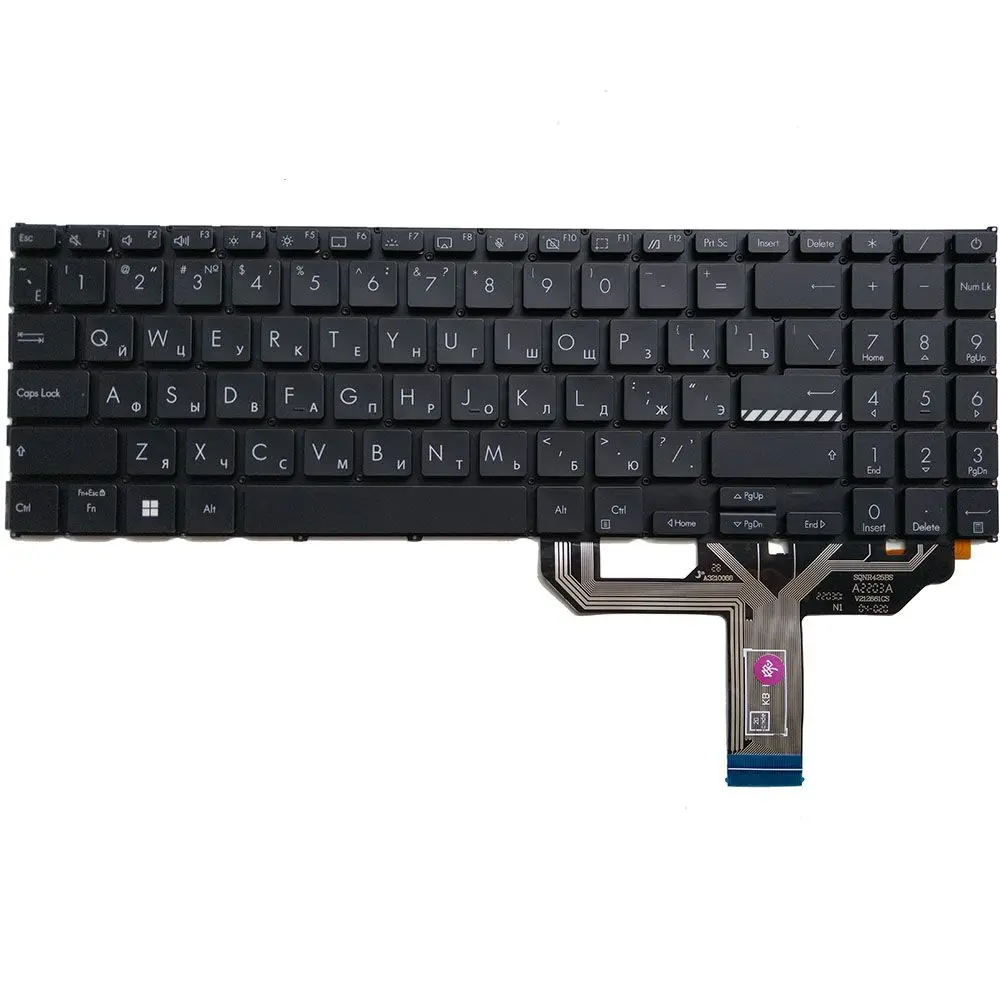 Фото XIN-US-русская клавиатура с подсветкой для ASUS Vivobook X1502 X1603Z X1603ZA M1603 M1603Q M1603QA F1603ZA D1603QA M1503Q X1502Z M1503 №3