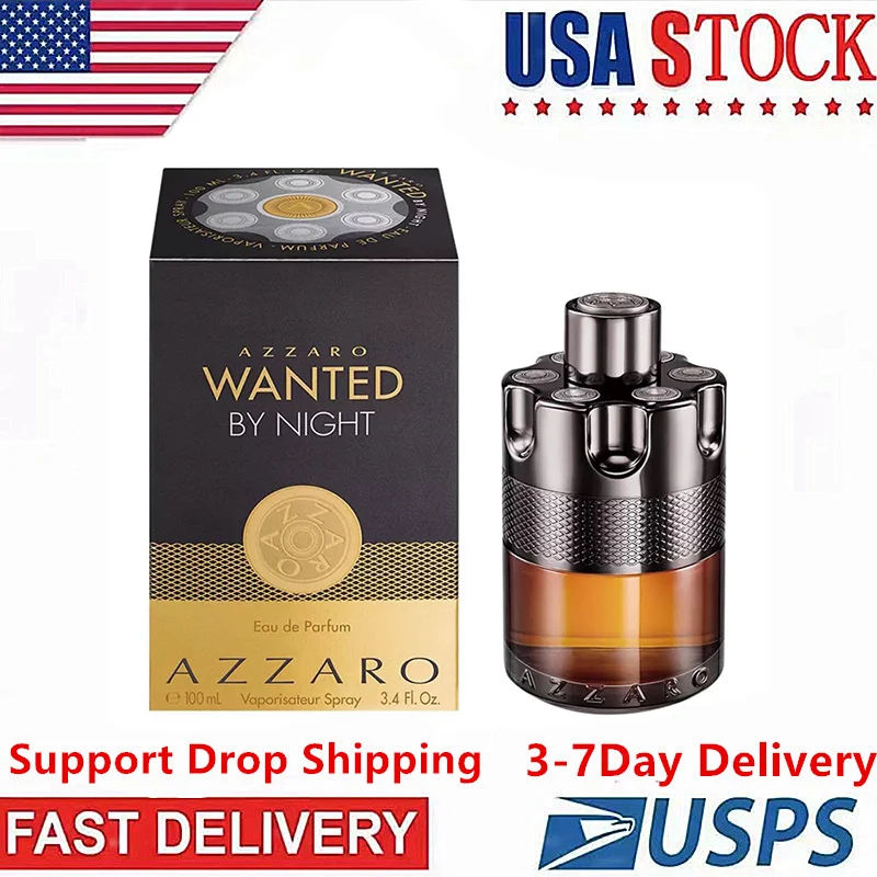 

Free Shipping To The US In 3-7 Days Azzaro Wanted By Night Men's Perfumes Cologne Parfume for Men Body Spray Parfume Fragrance