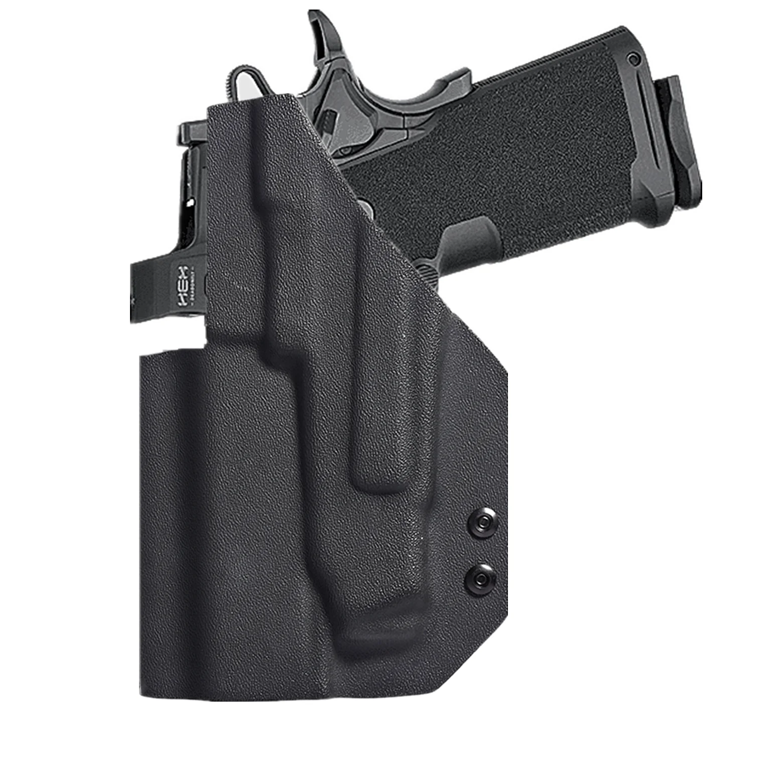 Фото Кобура Kydex PLX Light для Springfield 1911 DS Prodigy 4.25 дюйма с тактическим фонарем Olight PL X 1200 люмен №2