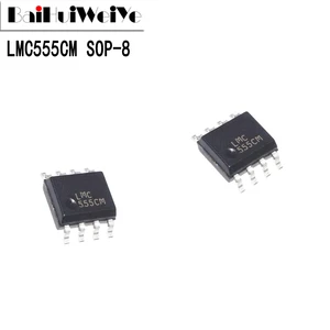 10PCS LMC555CMX LMC555 LMC555CM LM555CM LM555 SOP-8 SMD New Good Quality Chipset