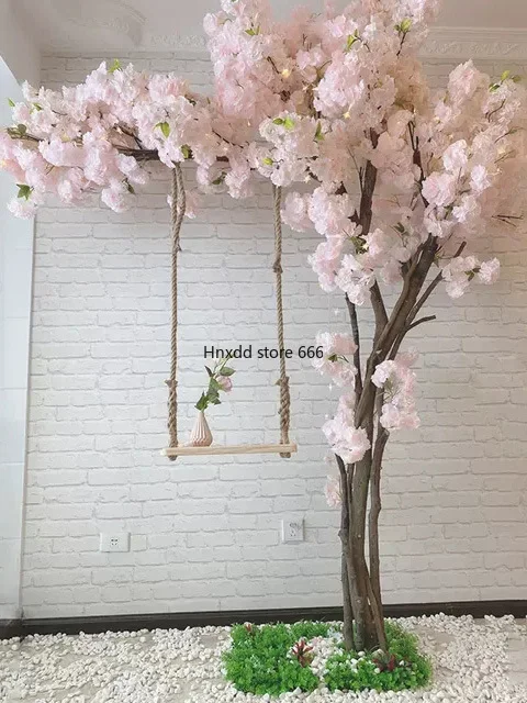 Большое искусственное Цветущее Вишневое дерево желающее цветущего персика