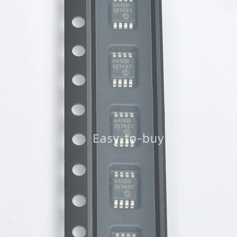 

1PCS 100%Original Free Shipping 24AA128T-I/MS EEPROM 128KBIT I2C Package MSOP-8 Chip memory