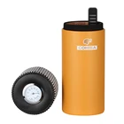 Коробочка для сигар COHIBA, Дорожный Кожаный чехол для сигар, портативный увлажнитель для сигар, аксессуары для гигрометра