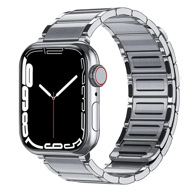 

Браслет звеньевой для Apple Watch band 44 мм/40 мм 45 мм 41 мм, ремешок для iwatch band, браслет для Apple watch 4 3 5 SE 6 7