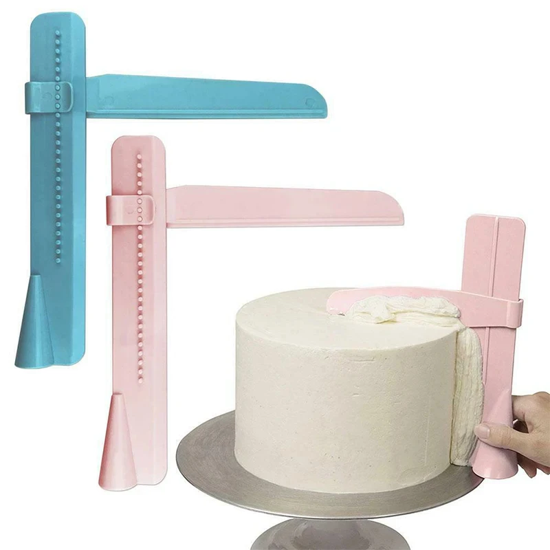 

Adjustable Cake Scraper Convenient Fondant Spatulas Cake Edge Smoother Cream Decorating Tool DIY Kitchen Bakeware Tableware