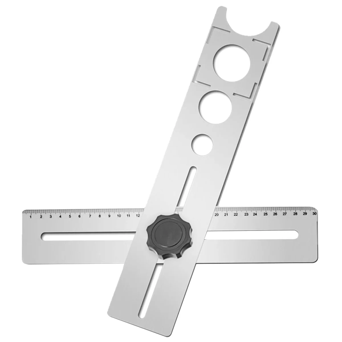 

Tile Hole Locator 360 Degree Adjustable Marble Glass Ceramic Floor Drilling Hole Opener Locator Tools Position Ruler Puncher