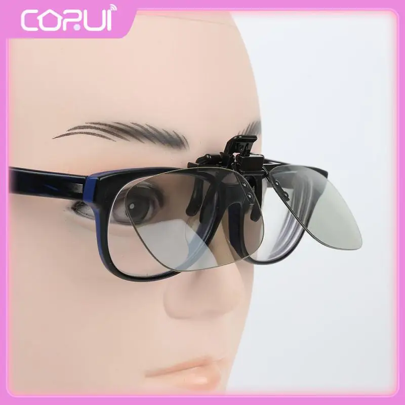 

Polarized Tv Real Hanging Frame Myopia Glasses Polarized Lenses Clip-on Passive 3d Glasses Stereo Passive Circular 3d Glasses