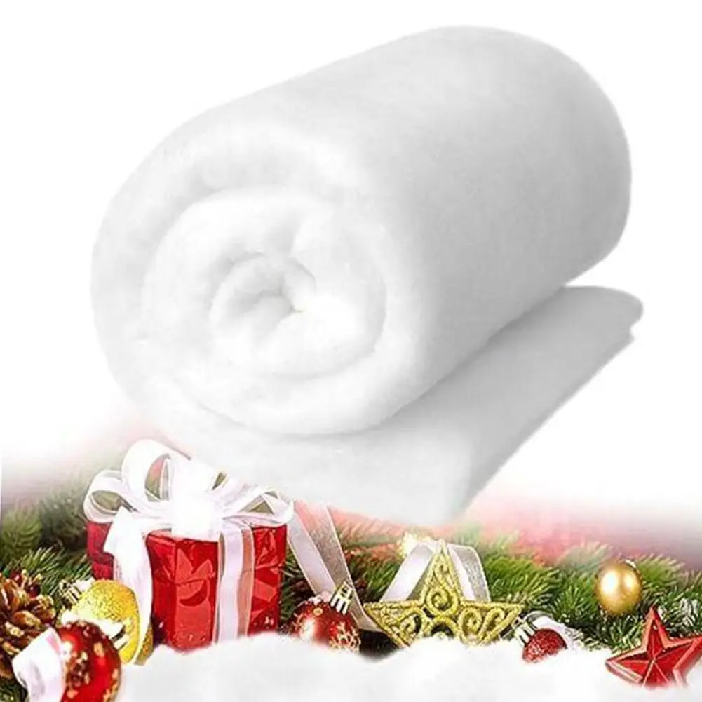 

80*240 см рождественское снежное одеяло, искусственный снег в хлопке для рождественской елки, юбки, декорация для фона, искусственный снег Ca X2p0
