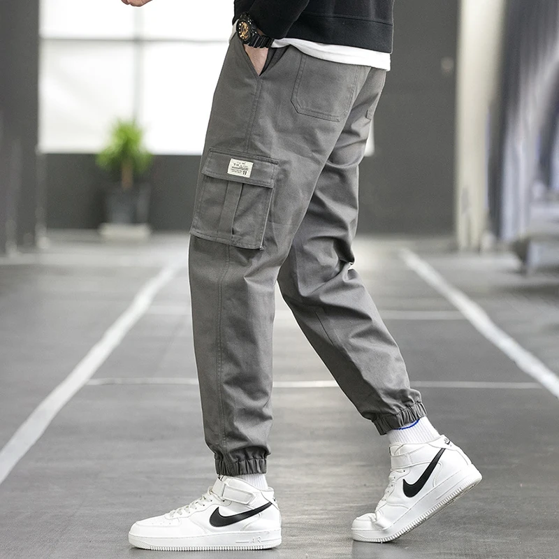 

Men Casual Joggers Cargo Pants Tactical Pants Men Solid Multi-pocket Sportswear Hip Hop 2022 Casual Trousers Men's Clothing