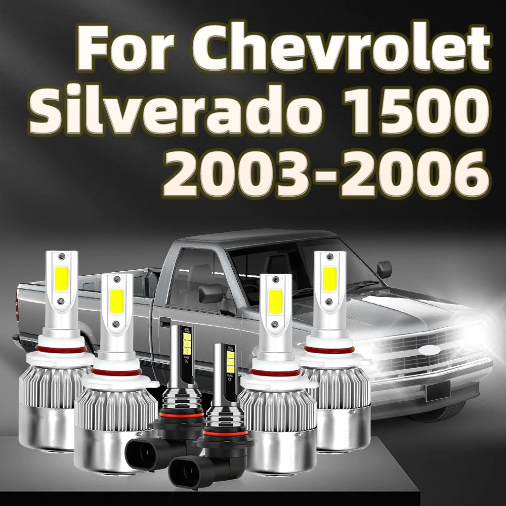 Turbo Fog Lights 9145 For Chevrolet Silverado 1500 2003 2004 2005 2006