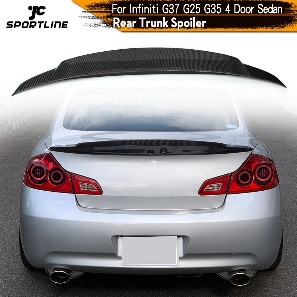 Спойлер для заднего багажника Infiniti G25 G35 G37 спойлер 4-дверного седана 2006-2013 задний