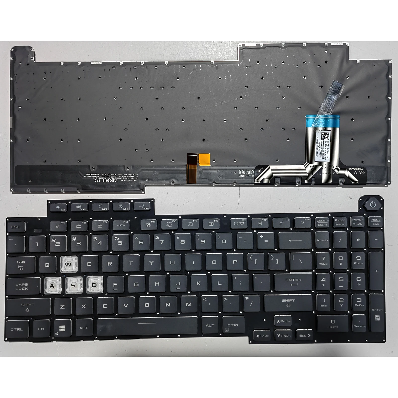 US для ASUS ROG Magic Master 5R G17 G713 G713Q G713QR G733 Gunslinger 5 6 клавиатура ноутбука