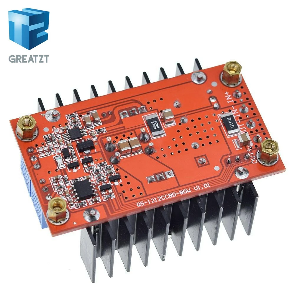 Преобразователь DC-DC CC CV Buck Boost Converter 9-35 to 1-35V 80W Booster DC Step Down Up Adapter Module Adjustable Voltage Regulator on.