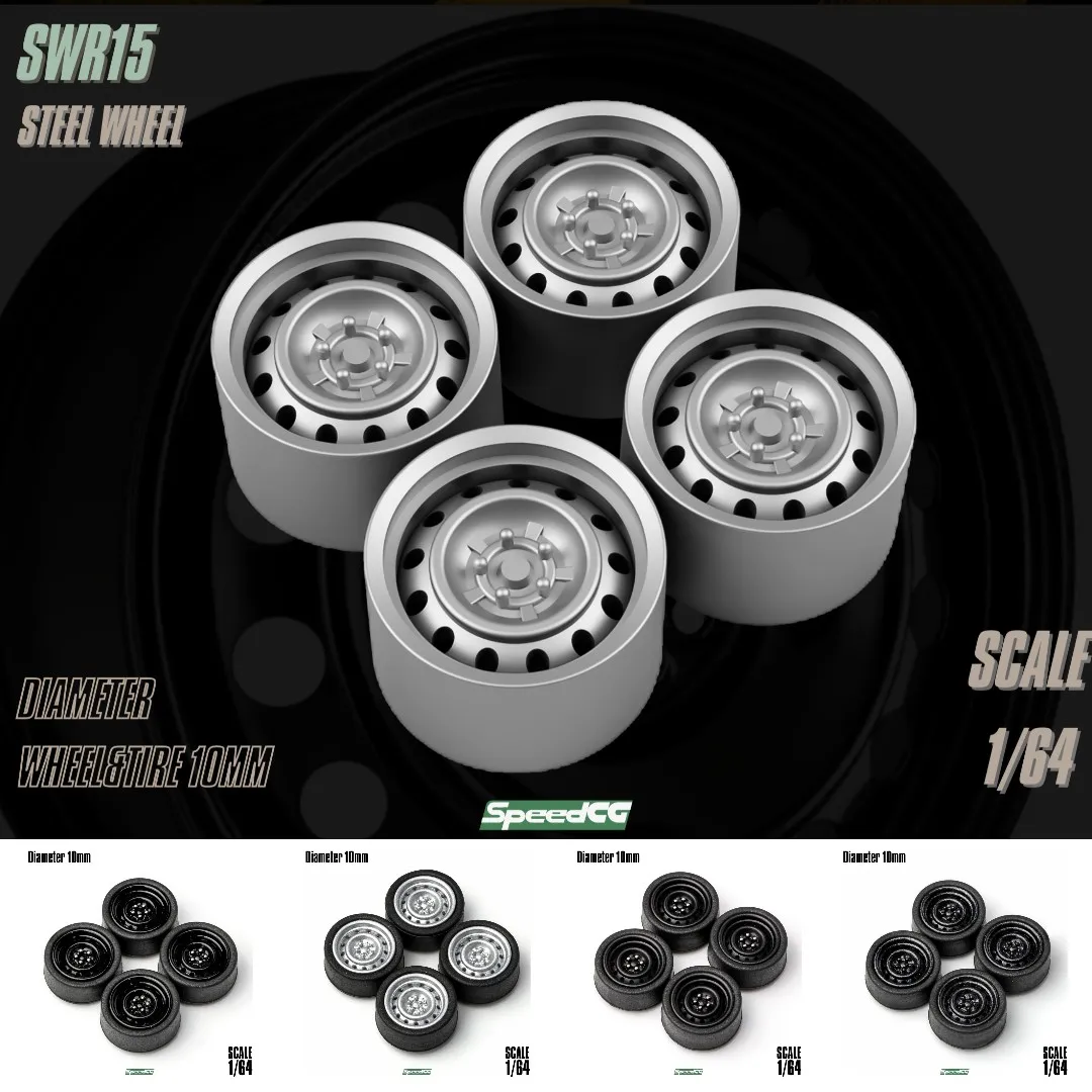 

Колесики из АБС-пластика SpeedCG 1/64 с резиновыми шинами Тип N, Модифицированная деталь диаметром 10/11 мм для моделей автомобилей, гоночных автомобилей, игрушек Hotwheels Tomica