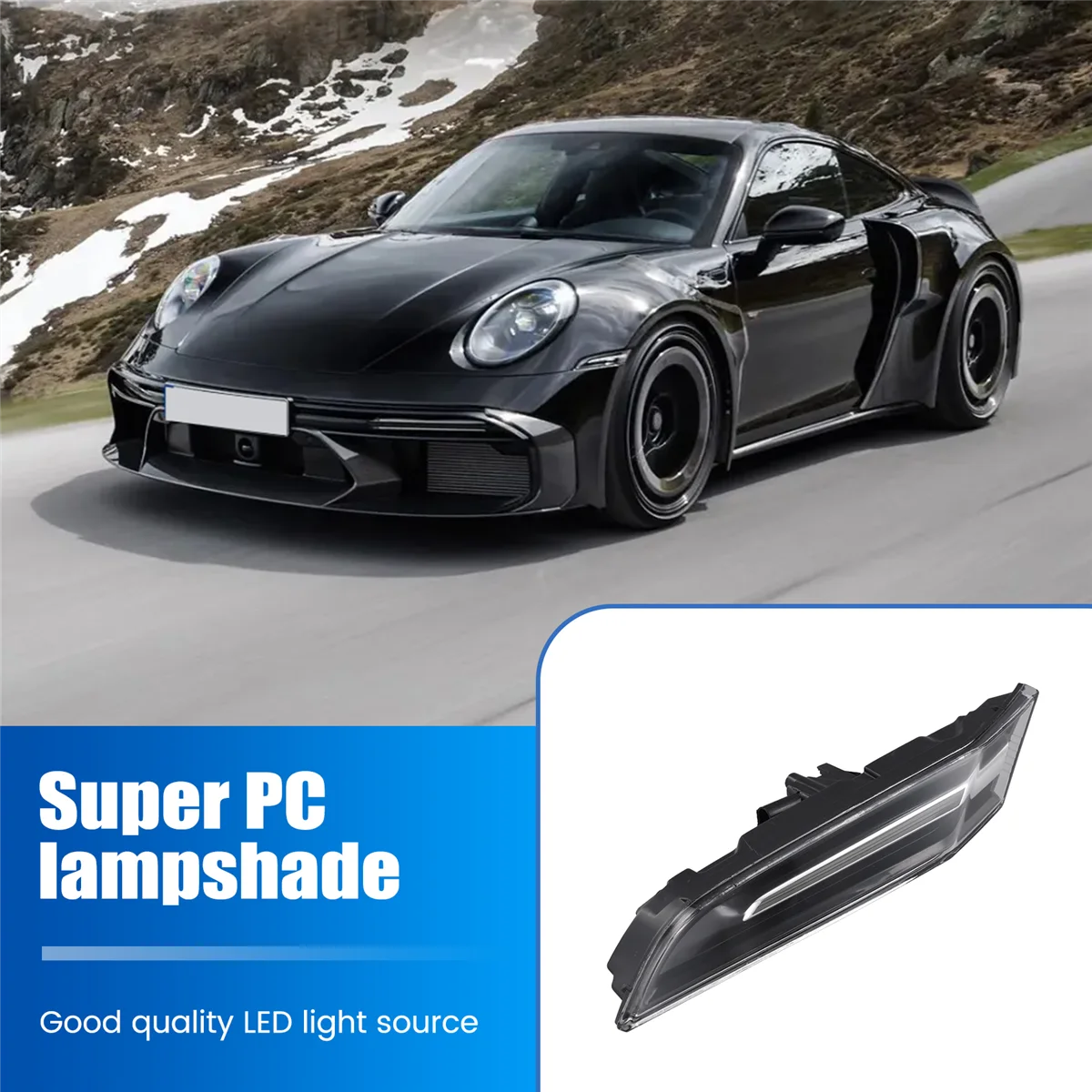 Автомобильный левый брызговик задний фонарь для Porsche 911 992