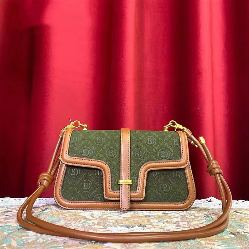 

2023 Women New Fashion Printied Pattern Crossbody Bag Ladies Genuine Leather Small Square Bag Famous Luxury Design Handbags