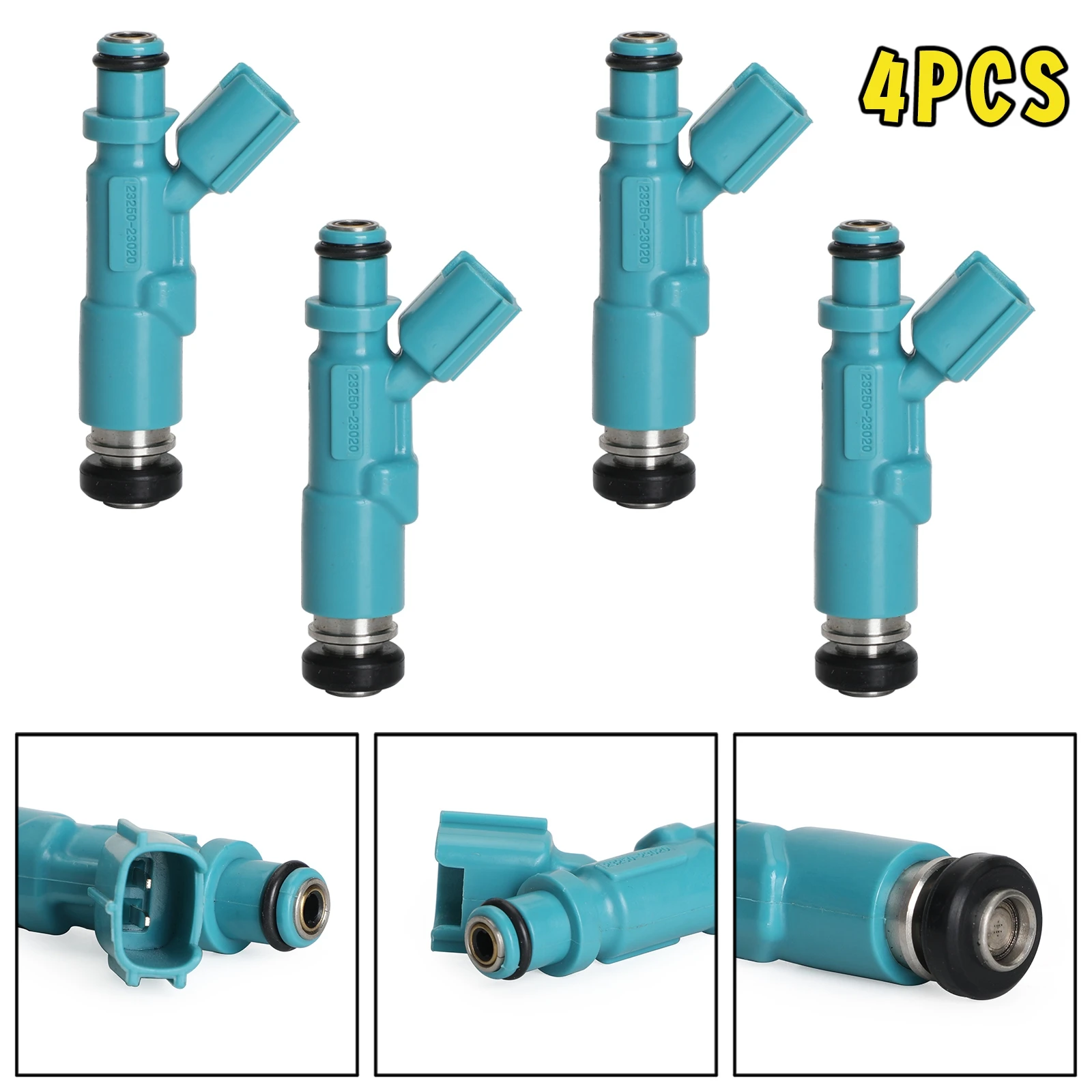 Топливные форсунки Topteng 4 шт. подходит для Toyota Yaris Vitz 23250 л 23020 1999-2005