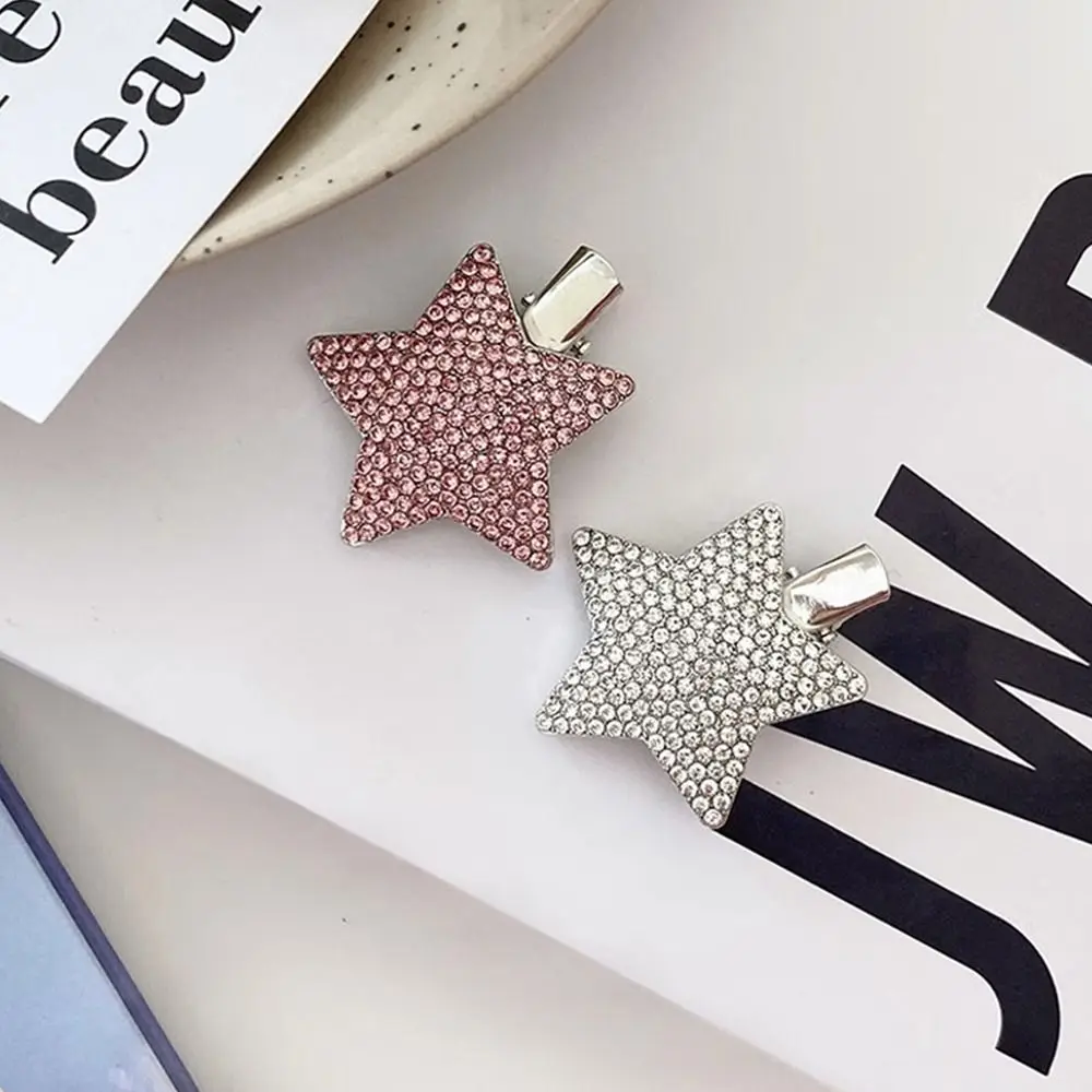 

Trendy Girl Gift Side Clip Headdress Niche Design Star Women Barrettes Korea Style Hairpin Girl Bangs Clip Girl Y2k Hair Clip