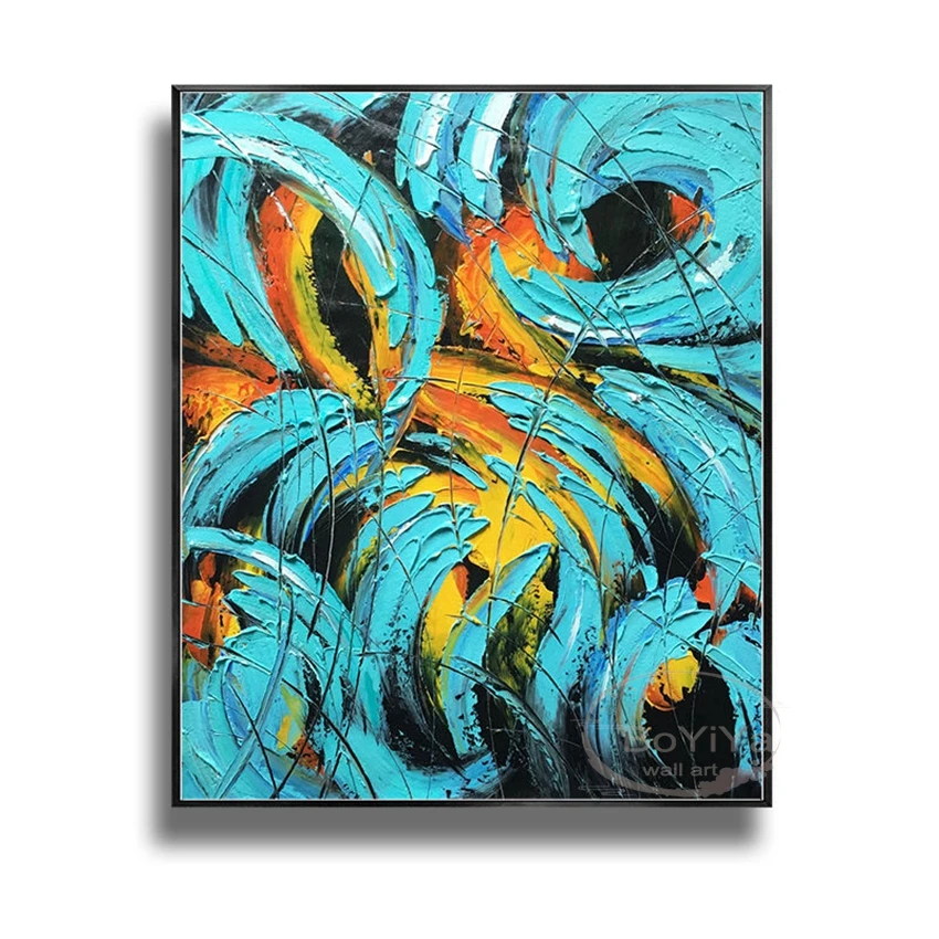 

Настенные постеры в виде ландшафта для украшения дома ручная работа картина маслом на холсте картина для гостиной спальни