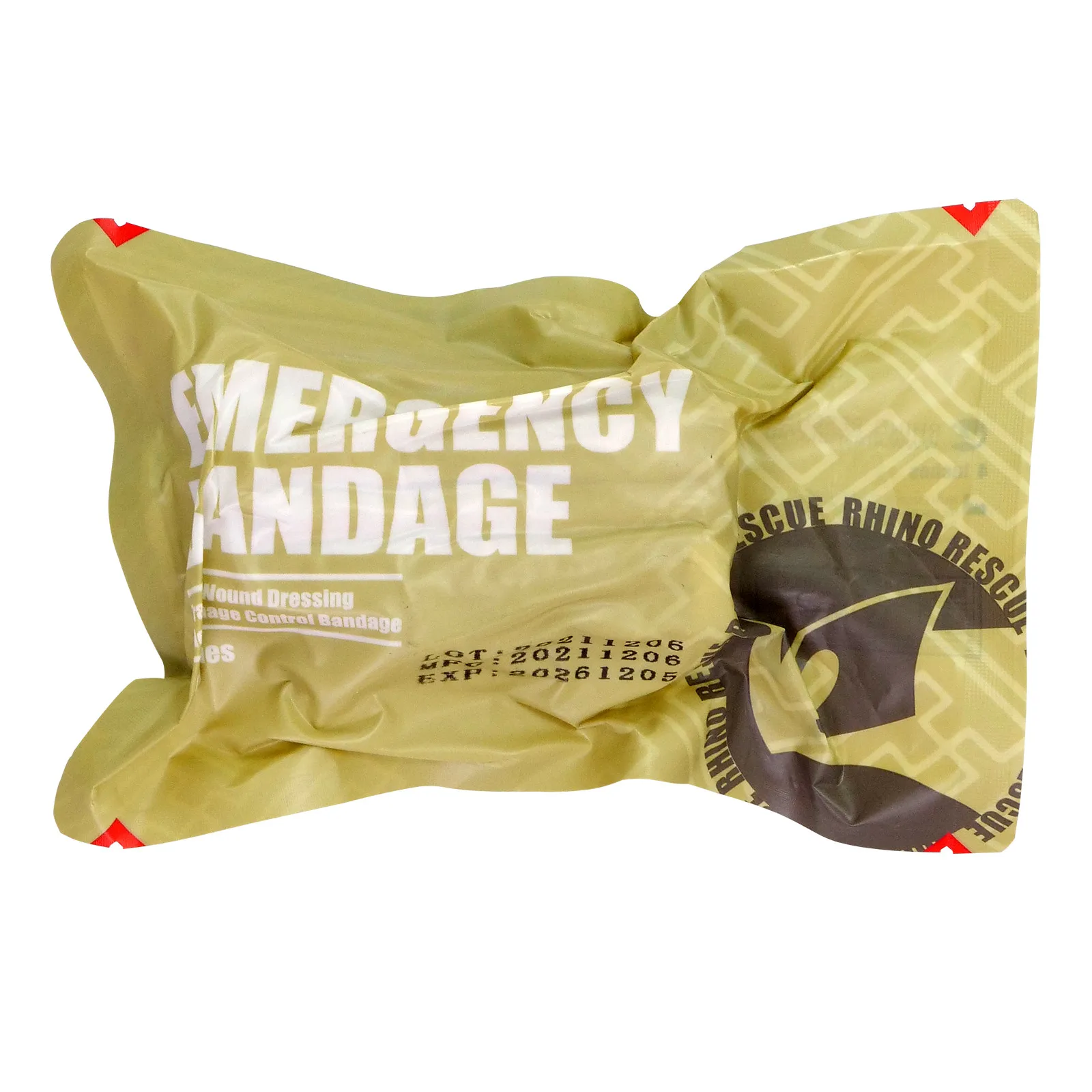 RHINO 4in Skin Tone Bandage Isreal Bandage Emergency Bandage Compression Bandage  The Emergency Trauma Dressing