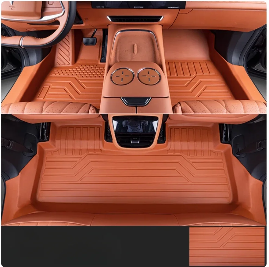 

Автомобильный коврик для ног для Changan Deepal S7 S07 2025, полностью все включено, автомобильный напольный коврик, кожаные водонепроницаемые подушечки для ног, украшение интерьера