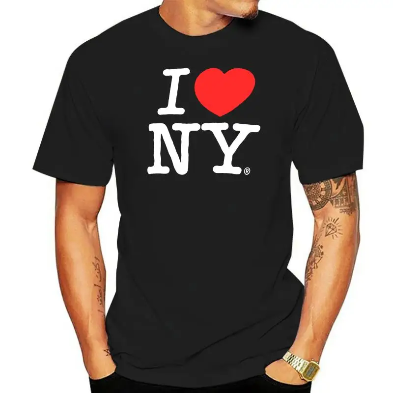 

Mens I Love Ny Short Sleeve T Shirt Black 016098