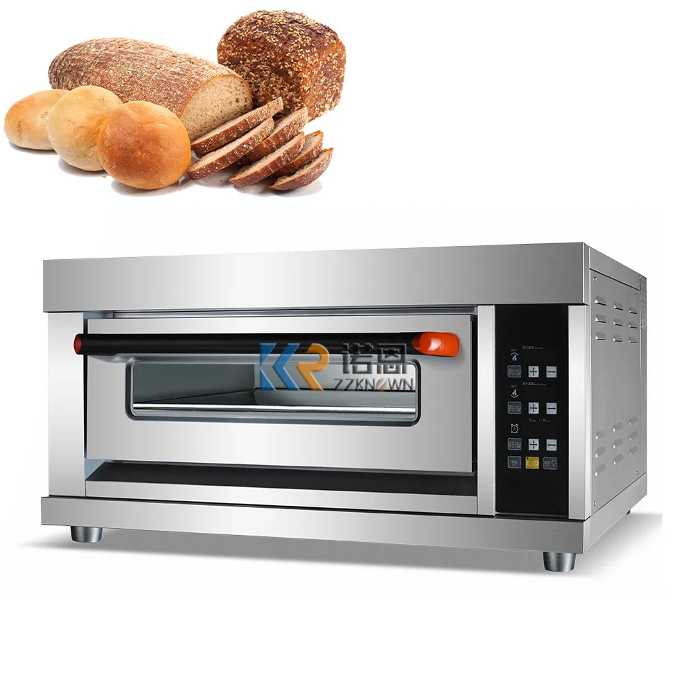 

Large Capacity Bakery Equipment 1Tray Baking Oven Bakery Machines Pizza Bread Moon Cake Commercial Electric Bread Oven