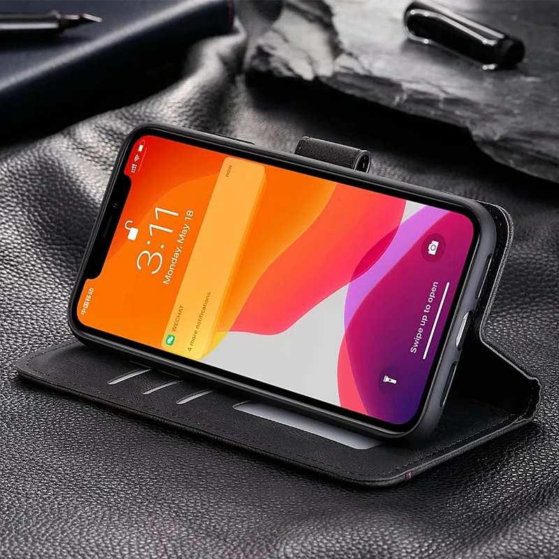 Кожаный чехол для Samsung Galaxy S21 S20 FE S22 Ultra S10 S9 S8 Plus S10E S7 Edge чехол-книжка с откидной