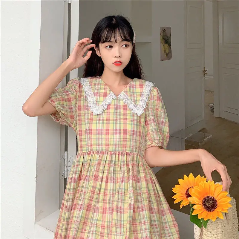 Женские повседневные Элегантные клетчатые свободные модные популярные