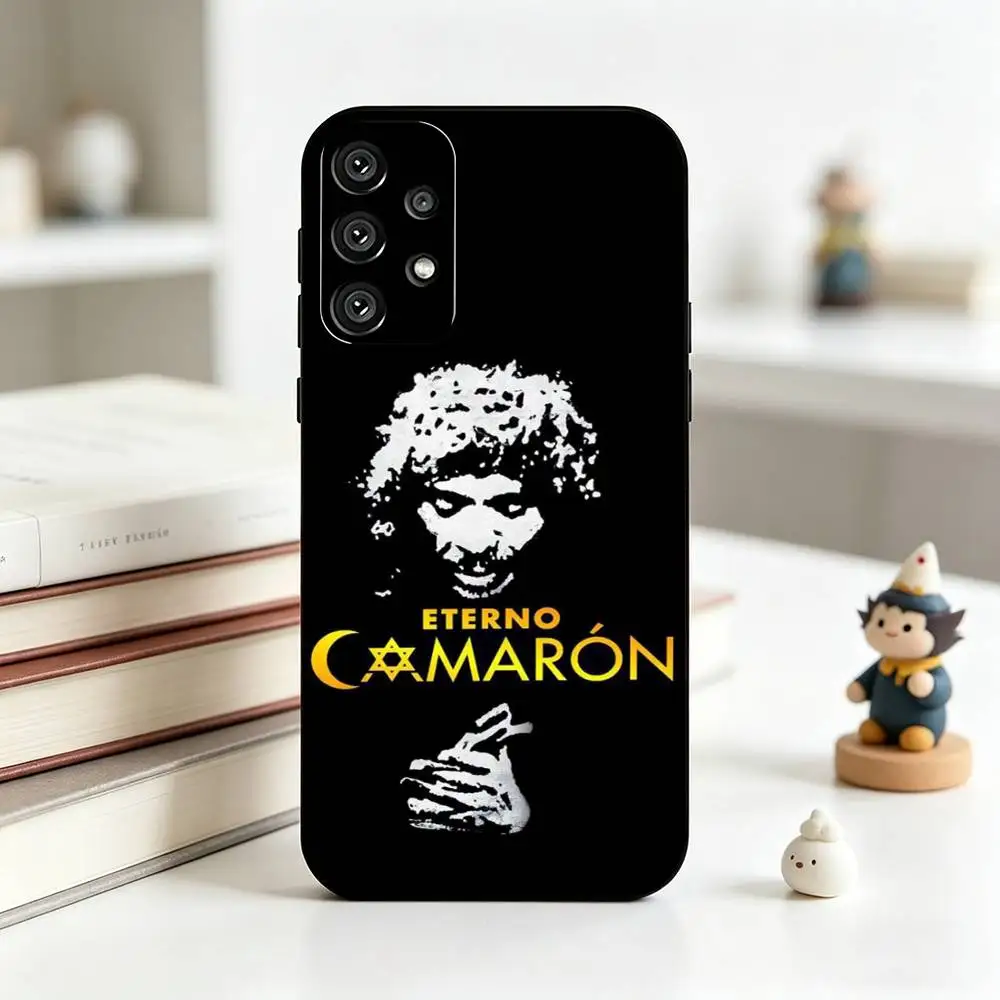 Фото Чехол для телефона Singer Camaron De La Isla для Samsung S25, S24, S21, S22, S23, S30, Ultra, S20, Plus, Fe, Lite, Note, 10, черный чехол №5